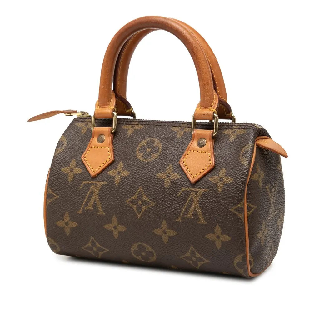 Louis Vuitton Monogram Mini Speedy HL Brown Very good - Back View