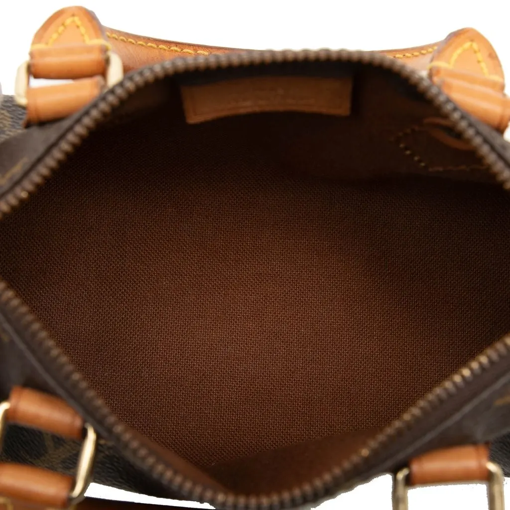 Louis Vuitton Monogram Mini Speedy HL Brown Very good - Model View