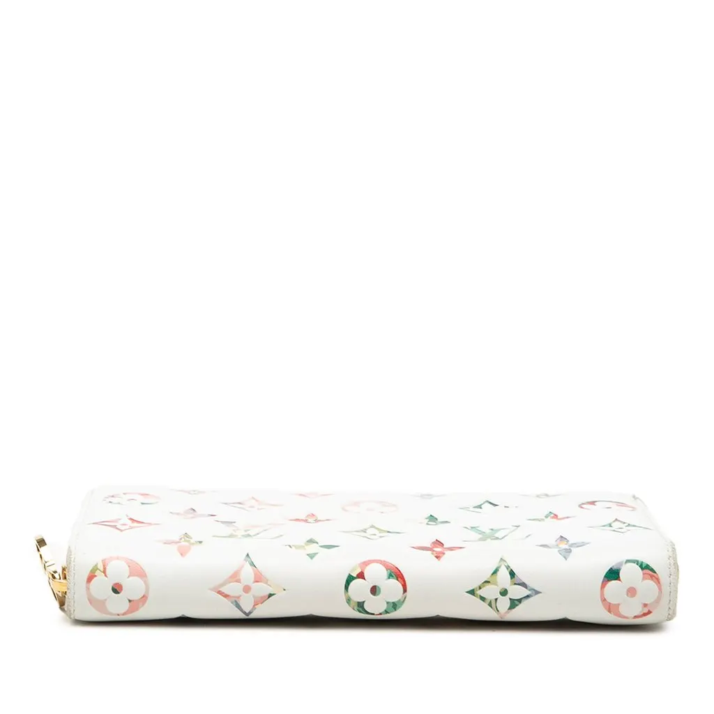 Louis Vuitton Monogram Garden Zippy Long Wallet White Leather Very good - Inside View