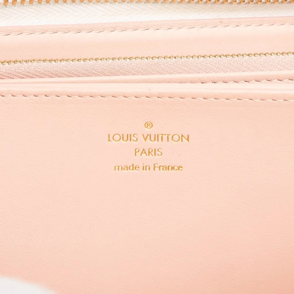 Louis Vuitton Monogram Garden Zippy Long Wallet White Leather Very good - Box View