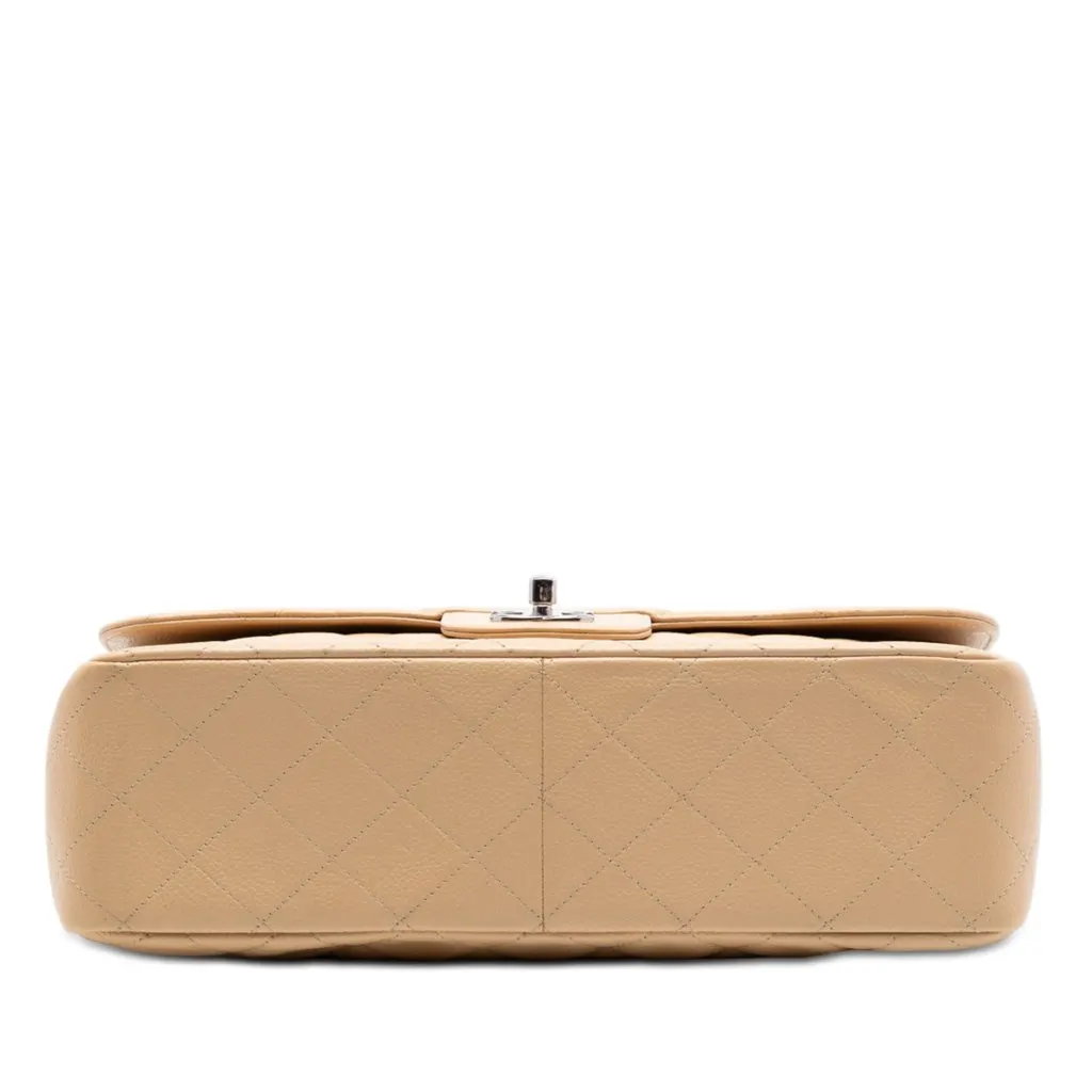 Chanel Jumbo Classic Caviar Double Flap Beige Leather Very good - Inside View