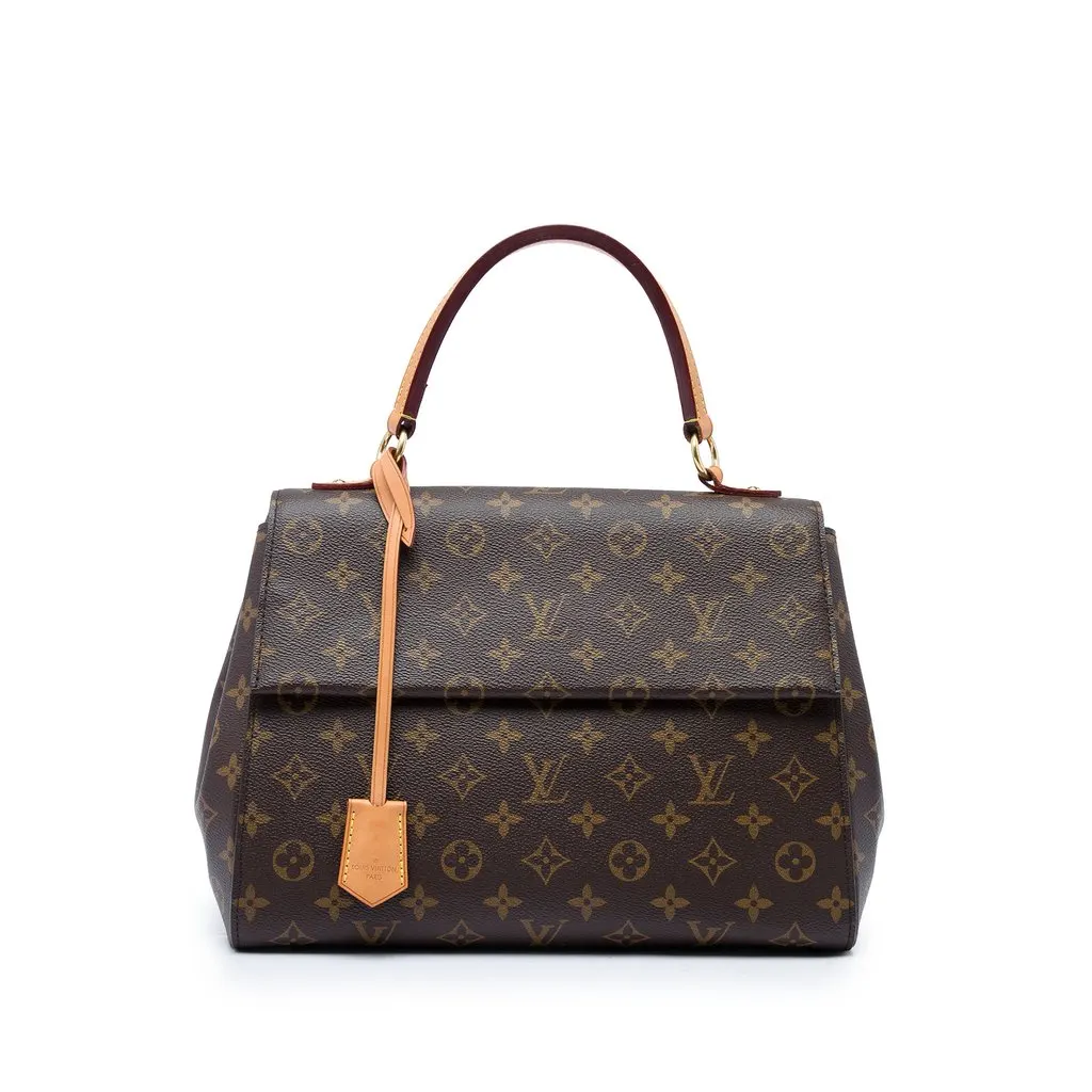 Louis Vuitton Monogram Cluny MM Brown Very good - Front View