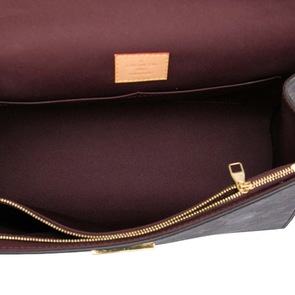 Louis Vuitton Monogram Cluny MM Brown Very good - Model View