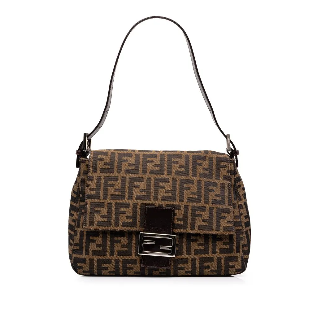 Fendi Zucca Canvas Mamma Forever Brown Canvas Very good - Front View