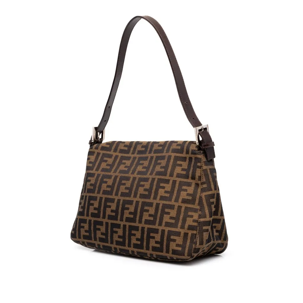 Fendi Zucca Canvas Mamma Forever Brown Canvas Very good - Back View