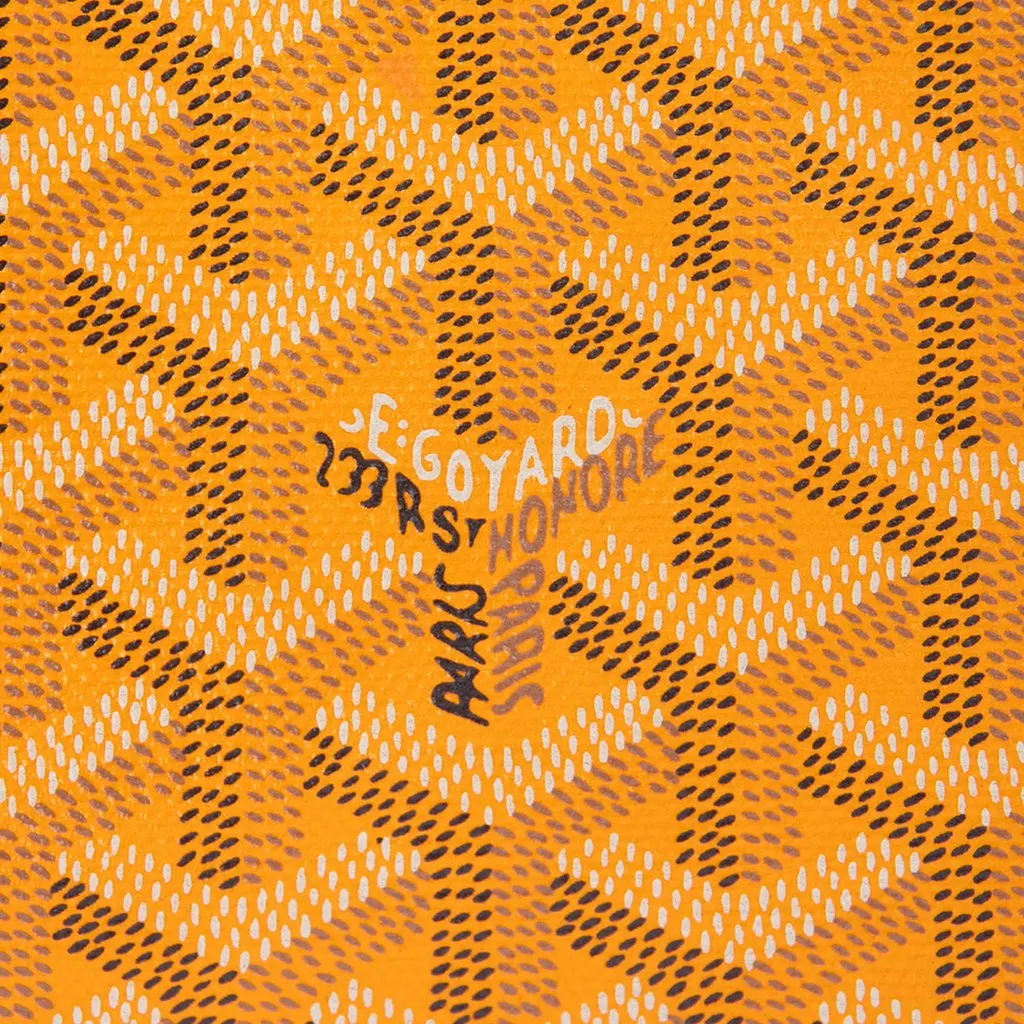 Goyard Goyardine Chien Gris Pet Carrier Yellow Very good - Box View