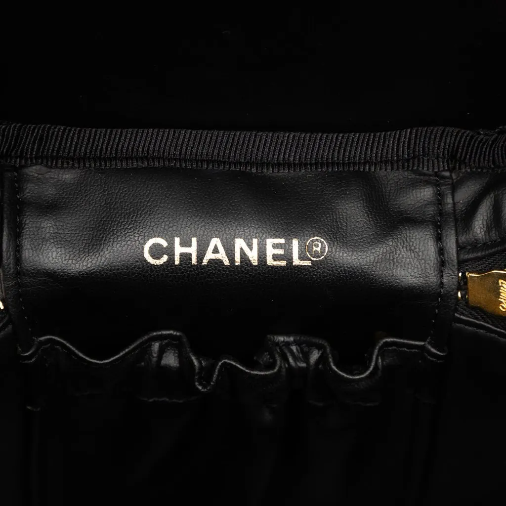 Chanel CC Caviar Vanity Bag Black Leather Very good - Box View