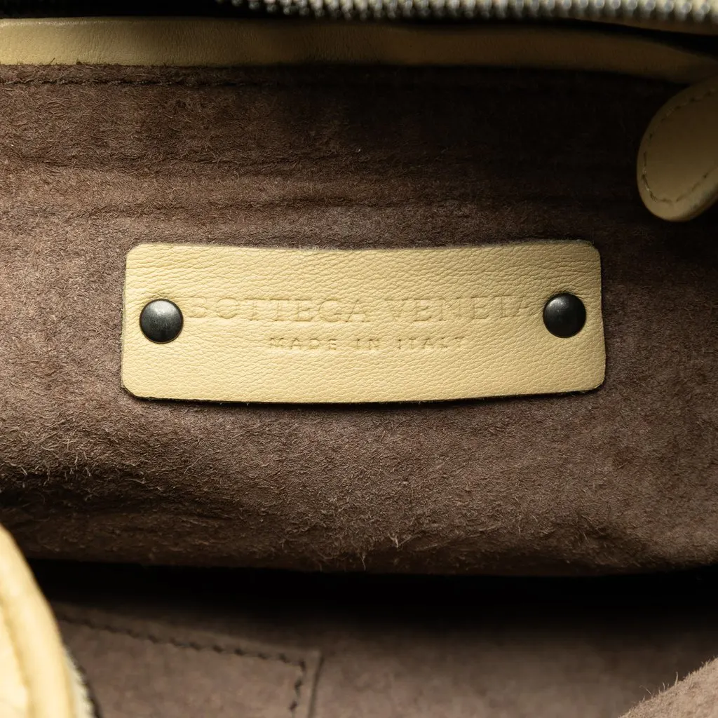 Bottega Veneta Nappa Intrecciato Nodini Crossbody Yellow Leather Good - Box View