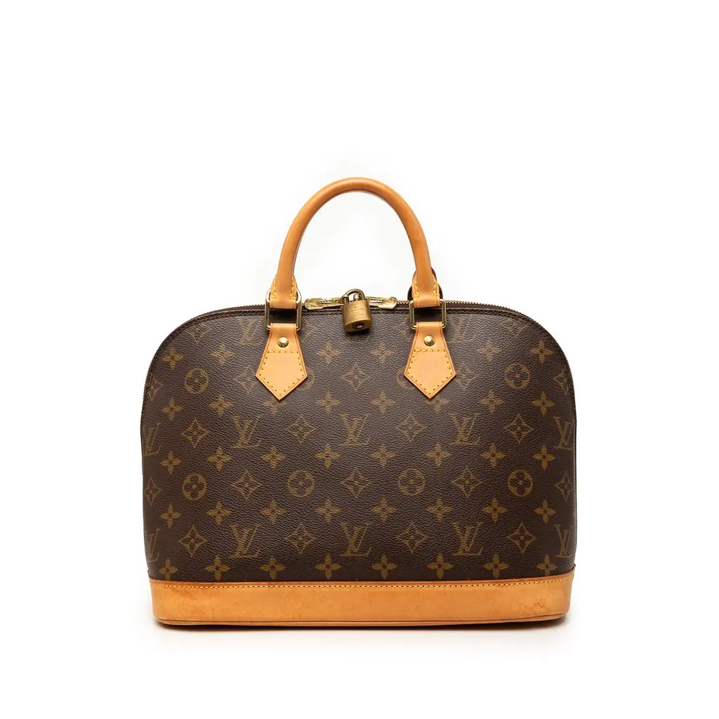 Louis Vuitton Monogram Alma PM Brown Very good - Front View