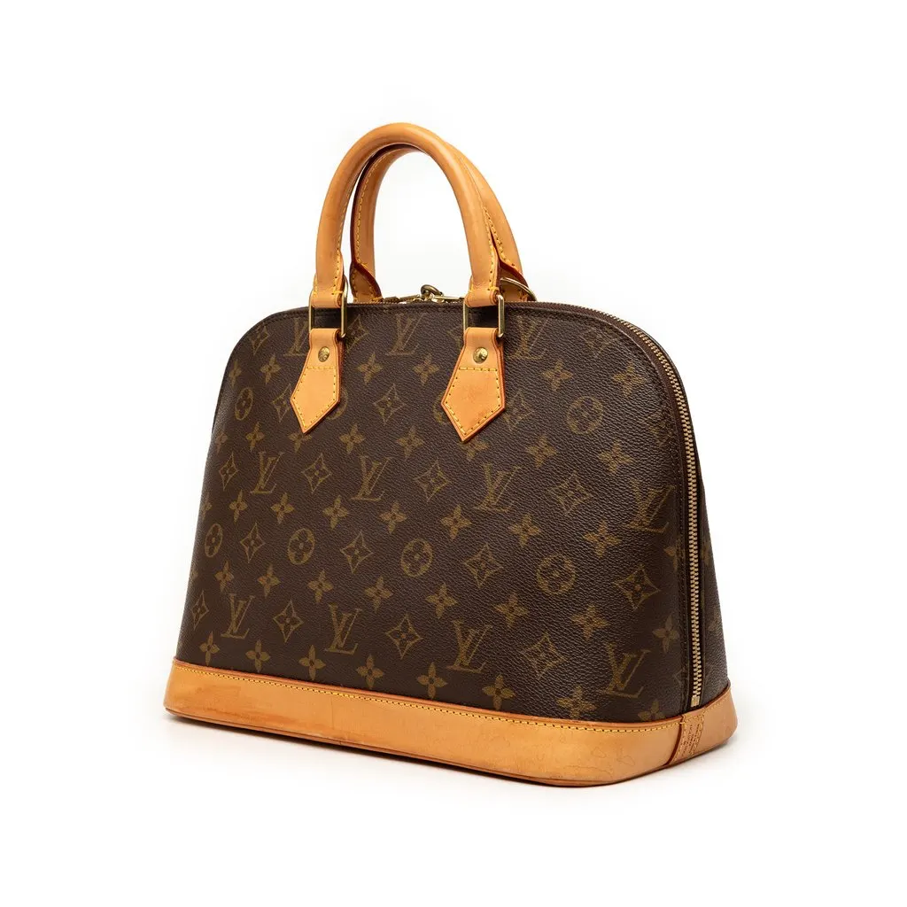 Louis Vuitton Monogram Alma PM Brown Very good - Back View