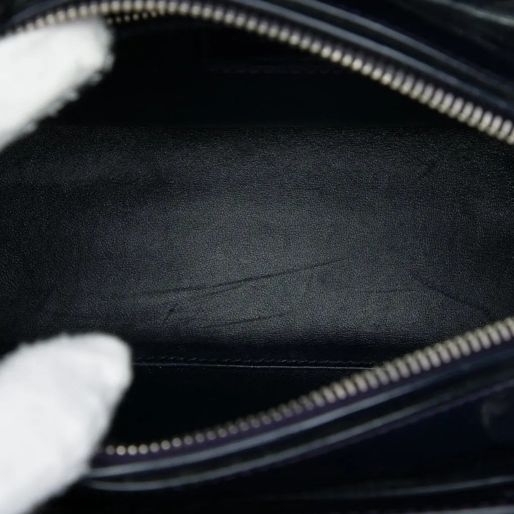 Dior Medium Patent Cannage Lady Dior Purple Leather Very good - Model View