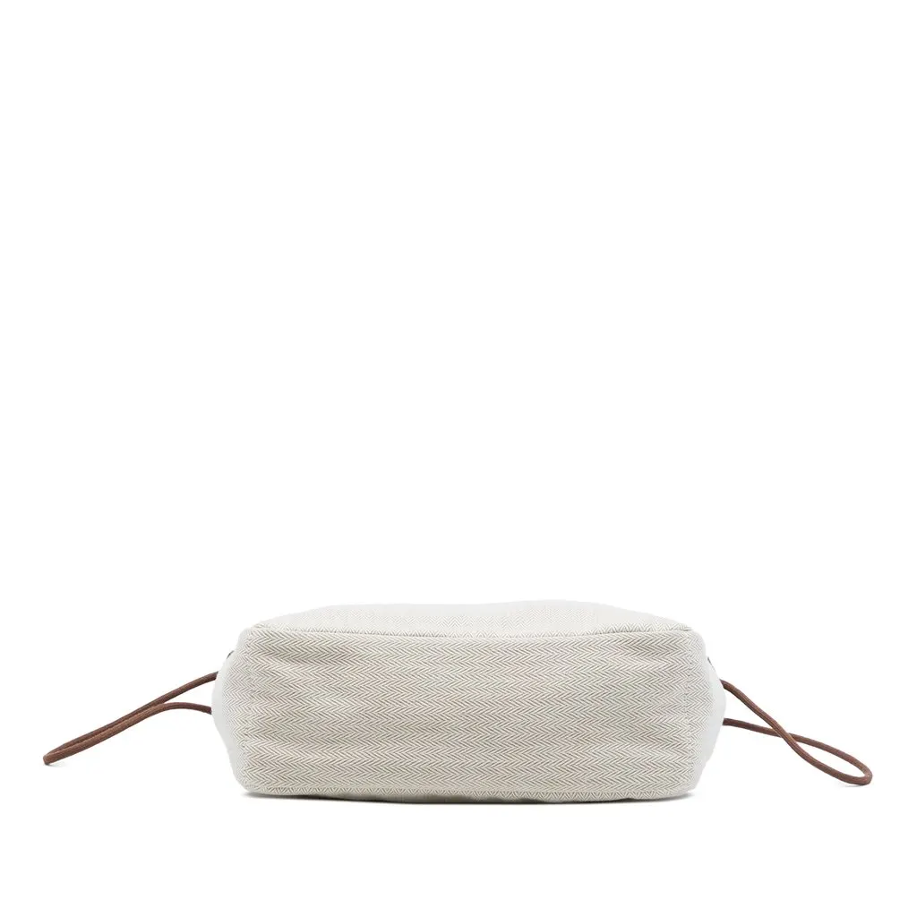 Hermès Canvas and Barenia Fourbi Pouch 20 Brown Very good - Inside View