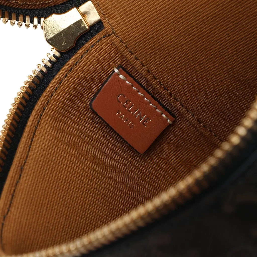 Celine Mini Triomphe Coated Canvas Vanity Case Brown Very good - Box View