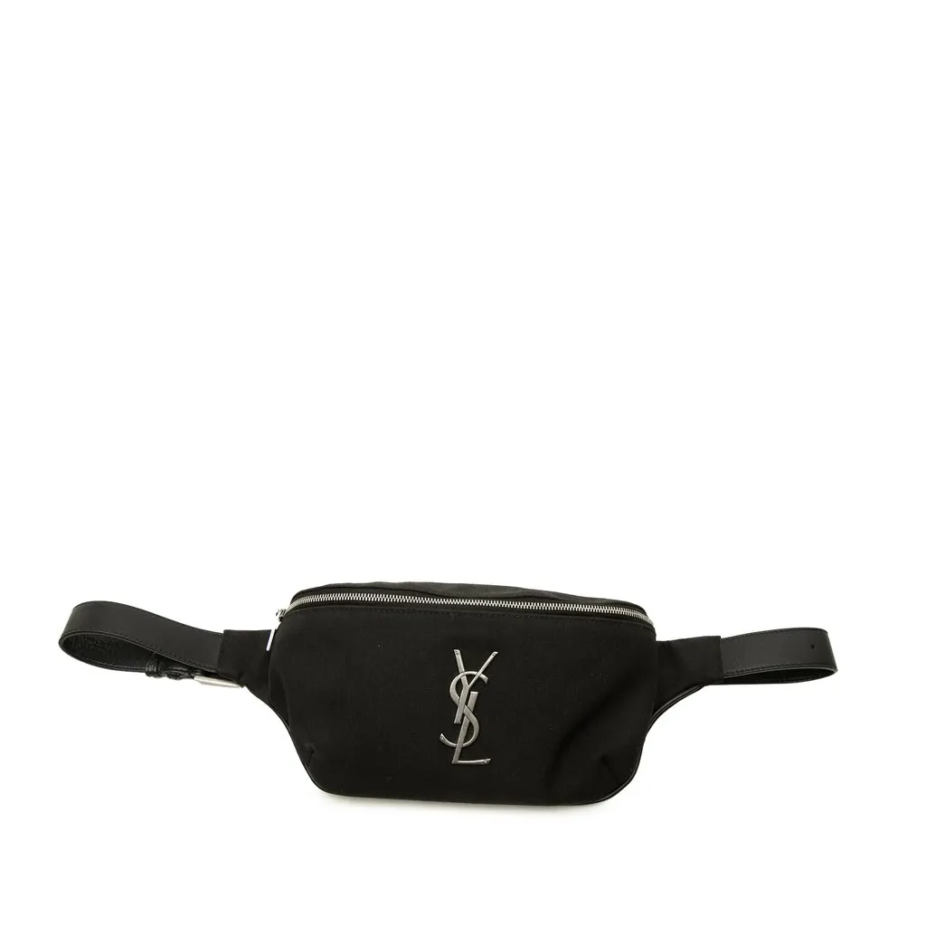 Saint Laurent Canvas Monogram Belt Bag