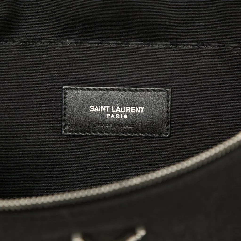 Saint Laurent Canvas Monogram Belt Bag Black Canvas Very good - Box View