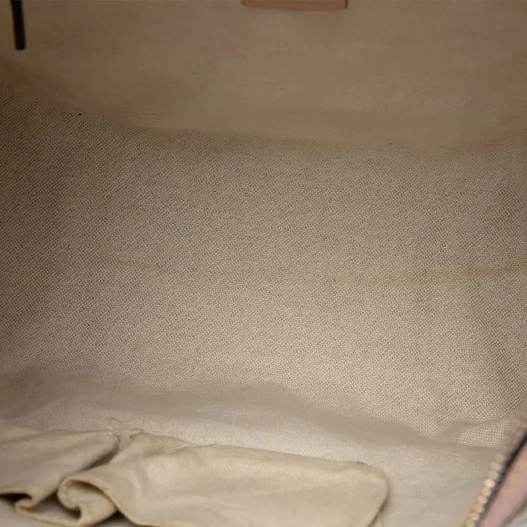 Gucci Medium GG Canvas Web Shoulder Bag Beige Canvas Very good - Model View