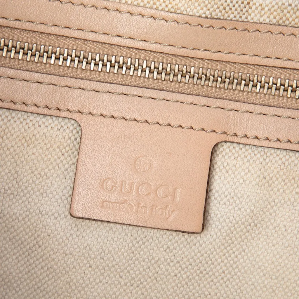 Gucci Medium GG Canvas Web Shoulder Bag Beige Canvas Very good - Box View