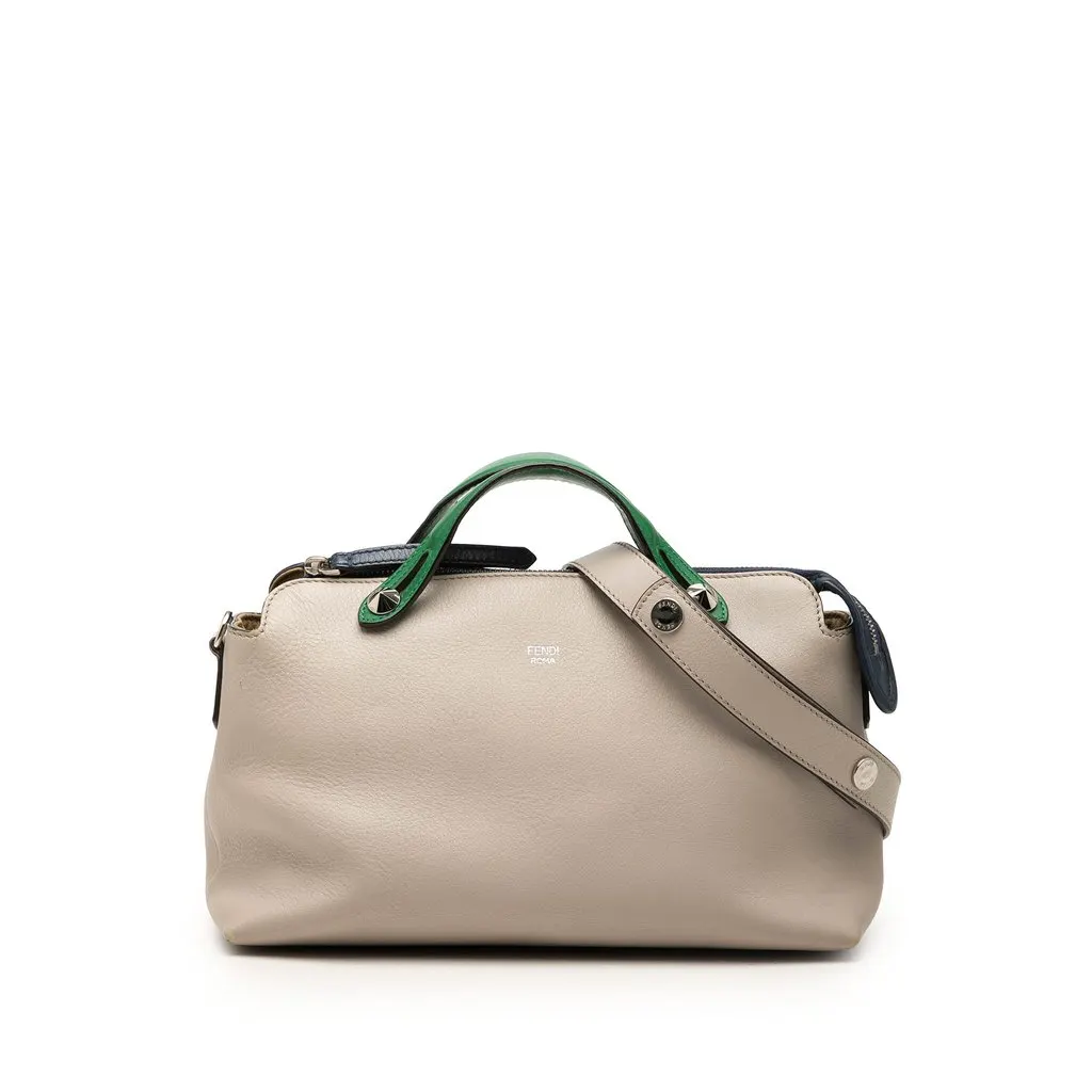 Fendi Medium Tricolor Leather By The Way Satchel Beige Leather Very good - Front View