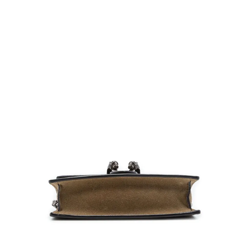Gucci Mini GG Supreme Dionysus Crossbody Beige Canvas Good - Inside View