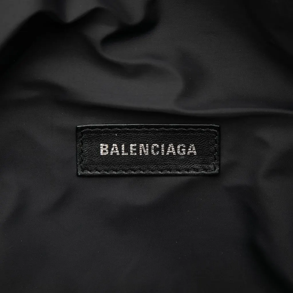 Balenciaga Large Nylon Army Belt Bag Black Polyamide Good - Box View
