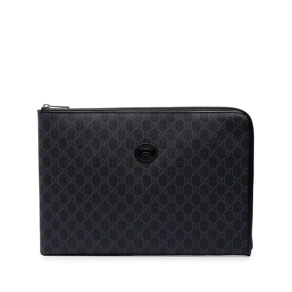 Gucci GG Supreme Interlocking G Clutch