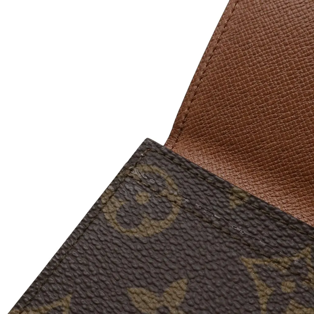 Louis Vuitton Monogram Porte Yen 3 Cartes Credit Wallet Brown Very good - Box View