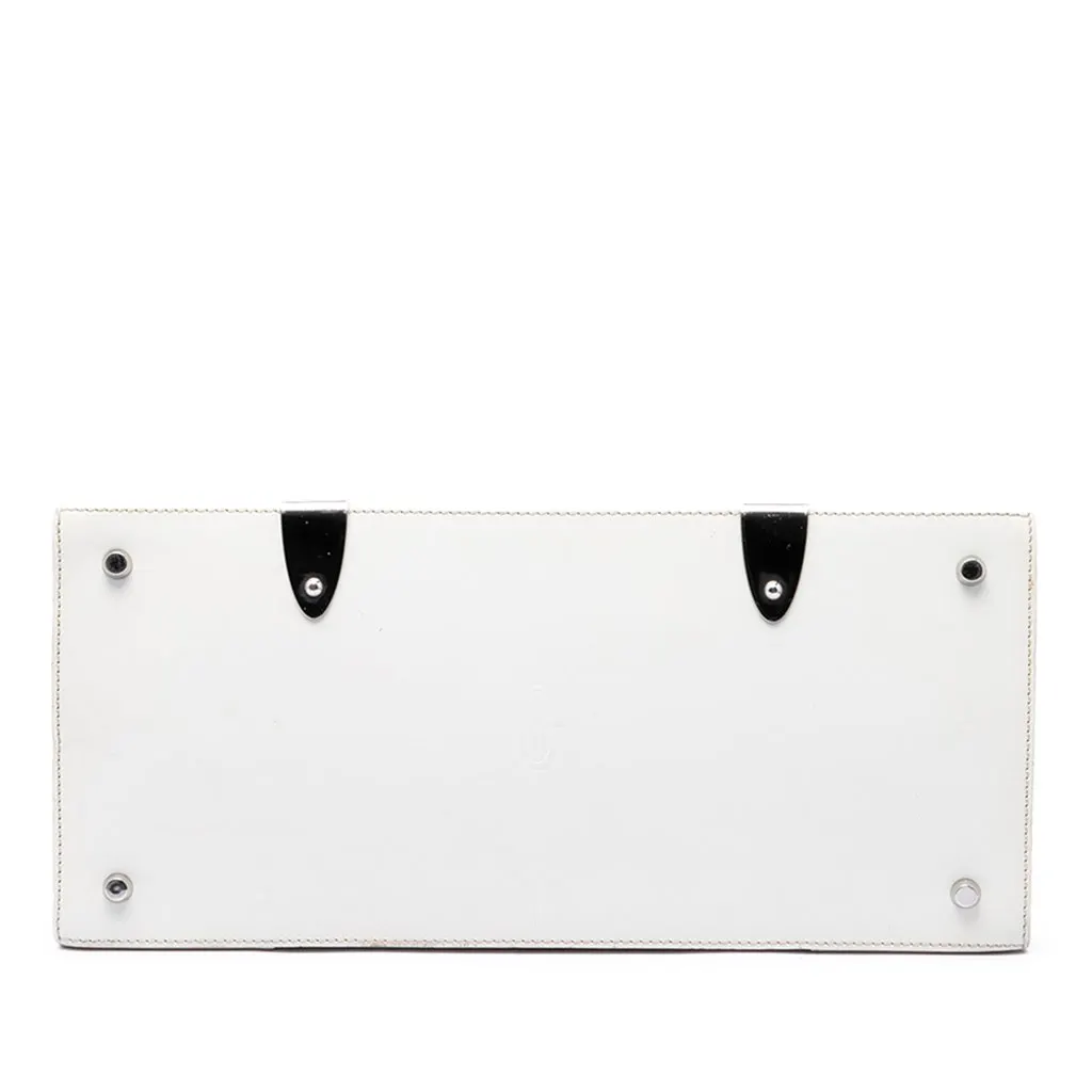 Goyard Goyardine Saigon Structured MM White Canvas Good - Inside View
