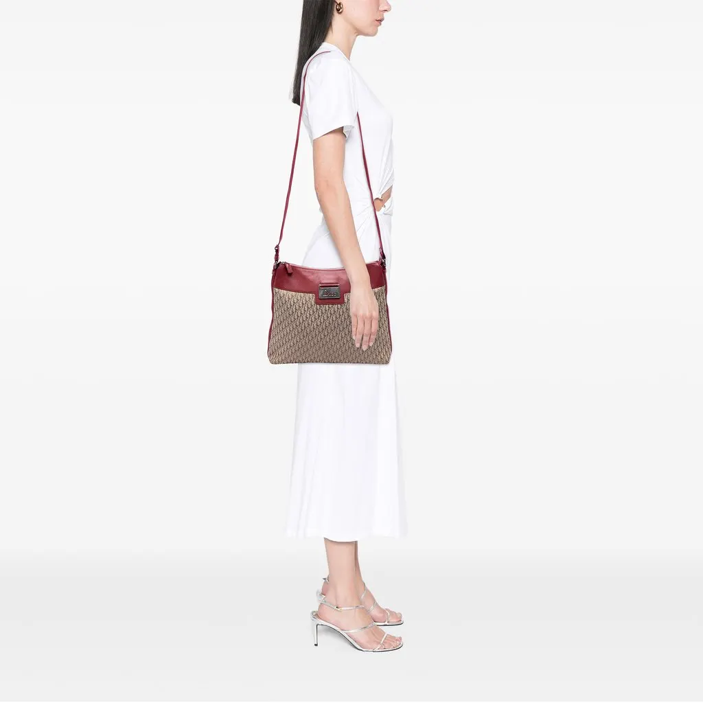 Dior Diorissimo Trotter Canvas Street Chic Crossbody Brown Good - Box View