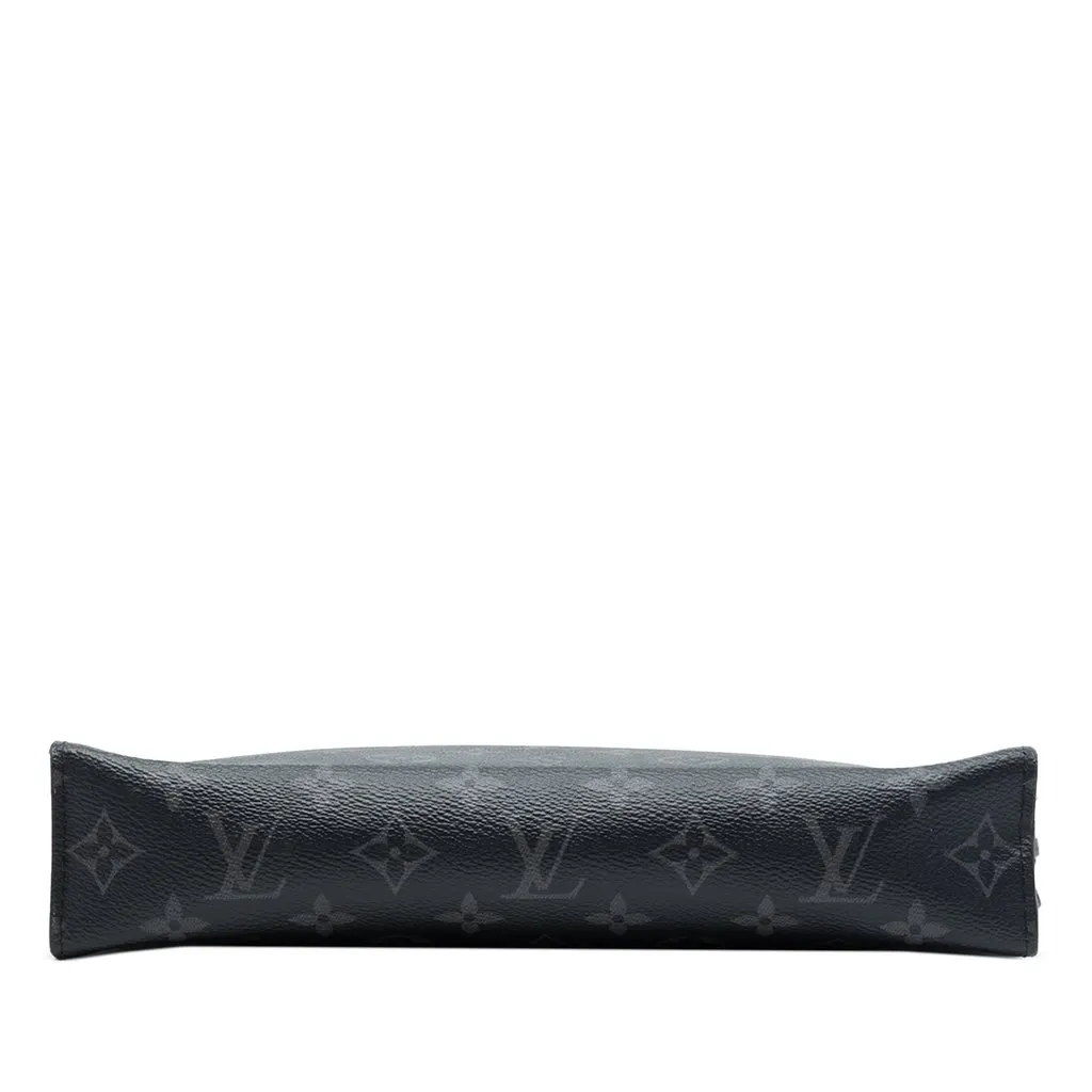 Louis Vuitton Monogram Eclipse Pochette Voyage MM Black Very good - Inside View