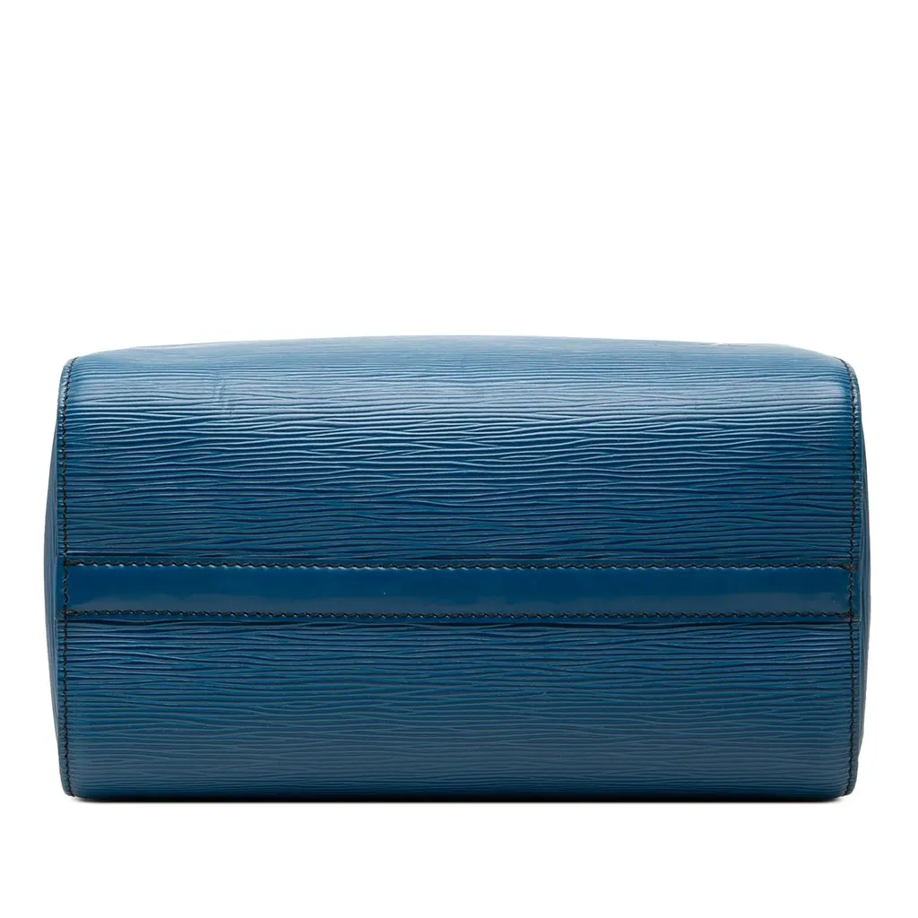 Louis Vuitton Epi Speedy 25 Blue Leather Very good - Inside View