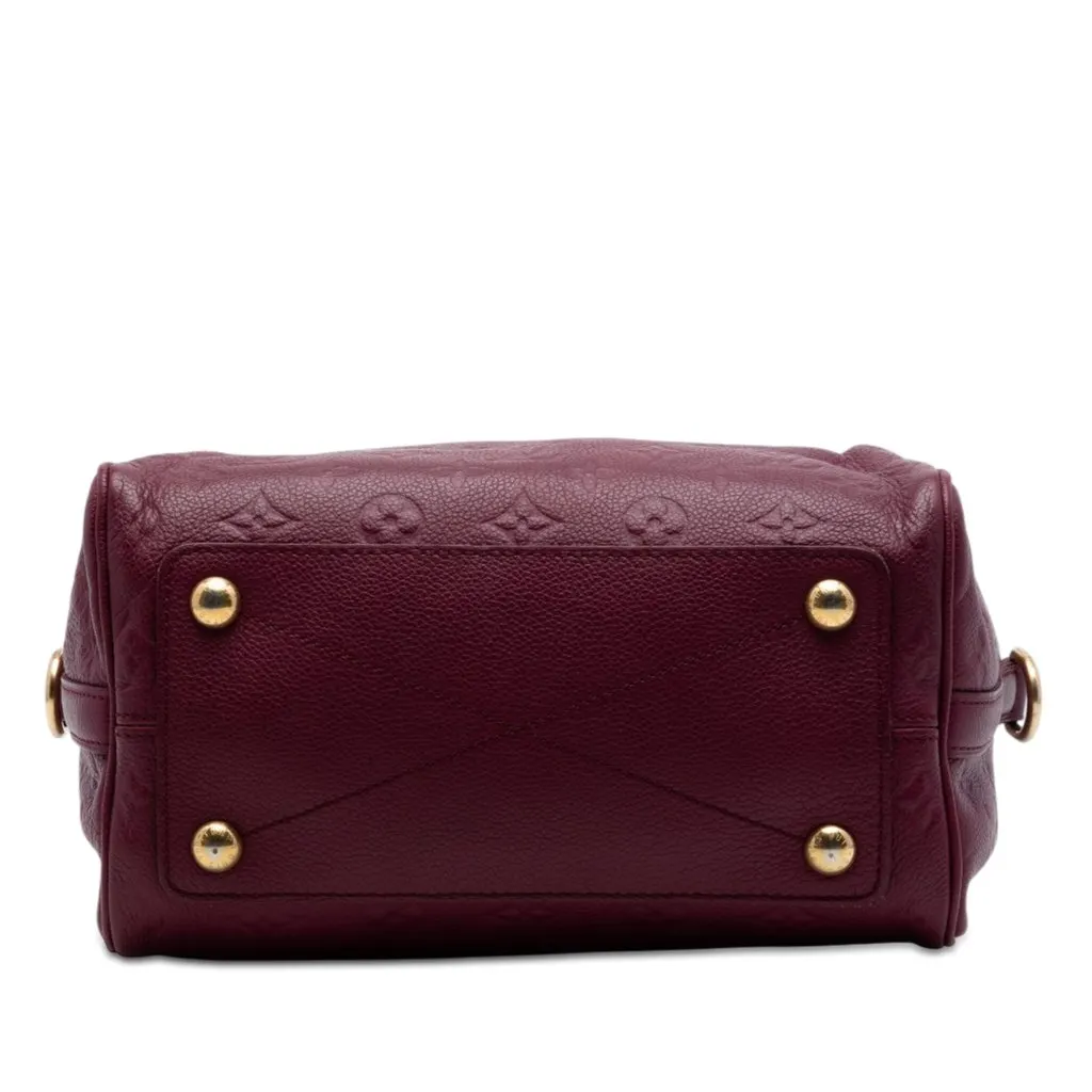Louis Vuitton Monogram Empreinte Speedy Bandouliere 25 Red Leather Very good - Inside View