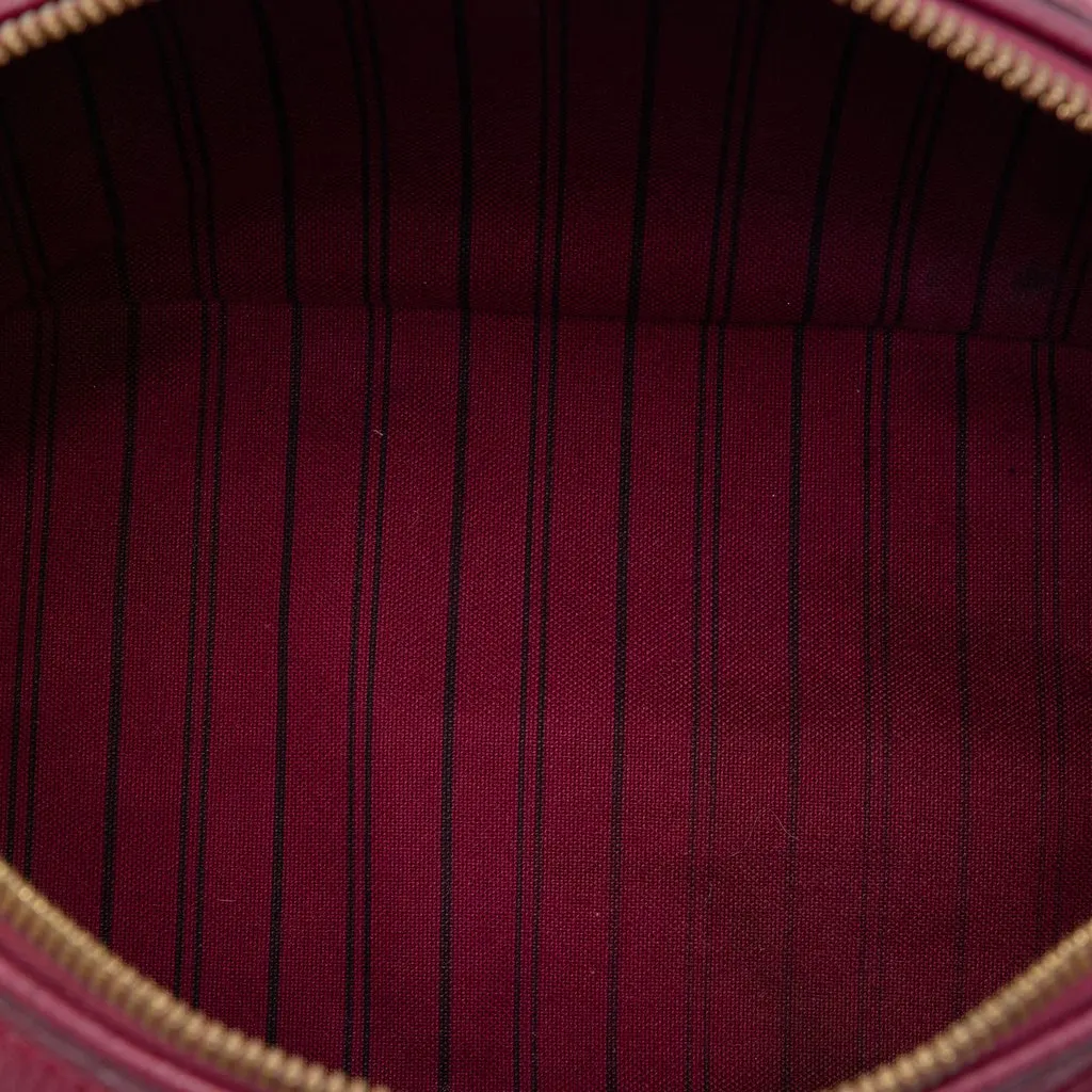 Louis Vuitton Monogram Empreinte Speedy Bandouliere 25 Red Leather Very good - Model View