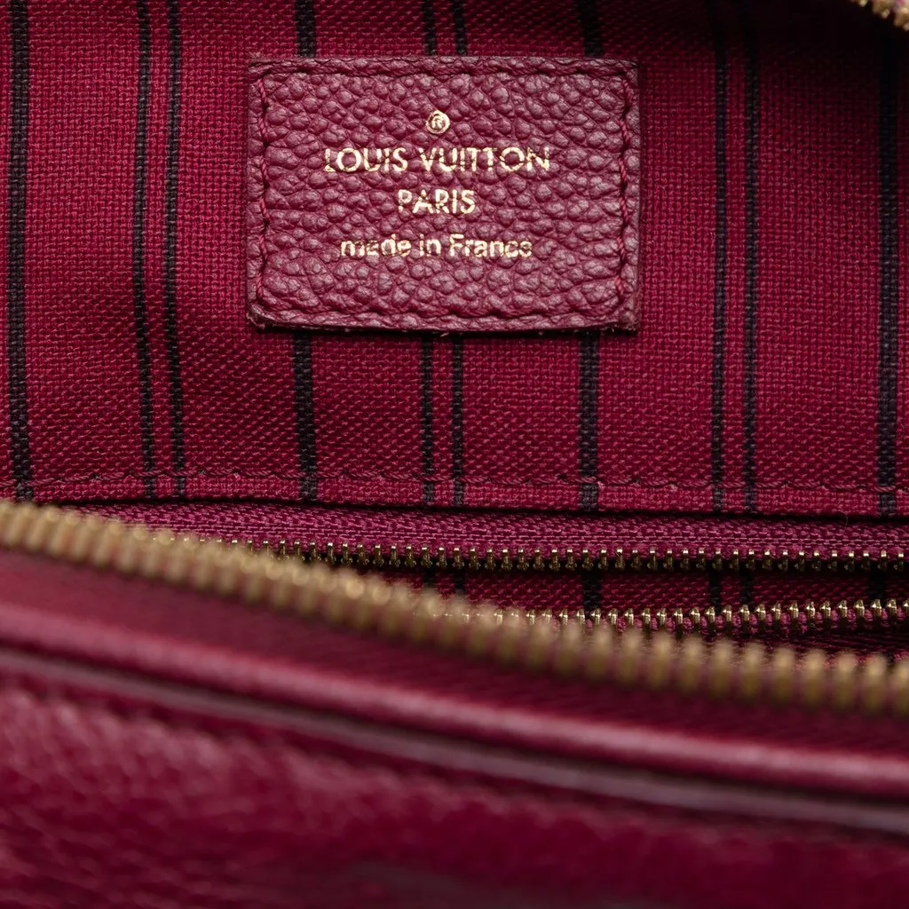 Louis Vuitton Monogram Empreinte Speedy Bandouliere 25 Red Leather Very good - Box View