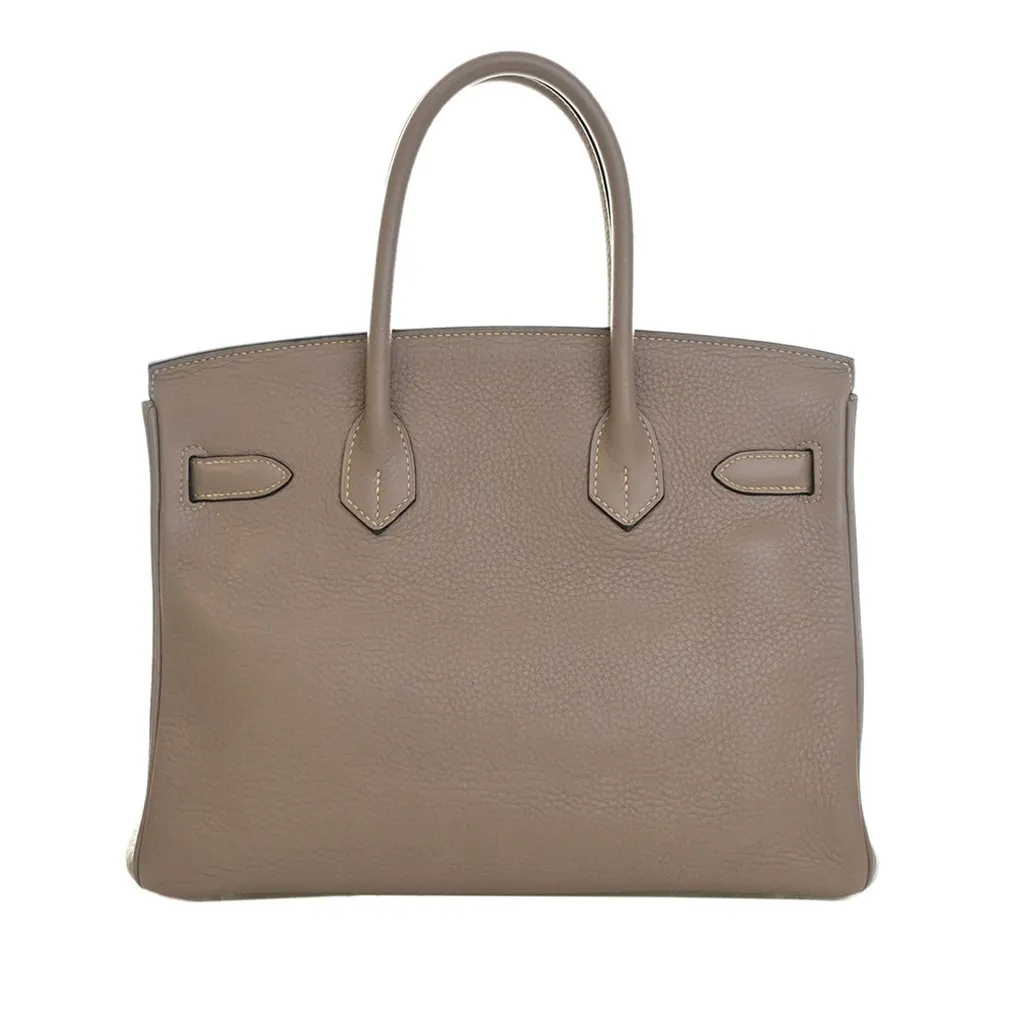 Hermès Togo Birkin Retourne 30 Brown Leather Very good - Back View