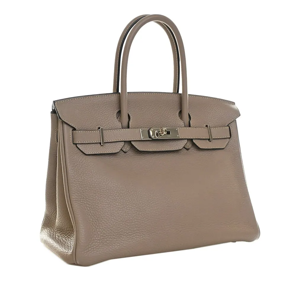 Hermès Togo Birkin Retourne 30 Brown Leather Very good - Inside View