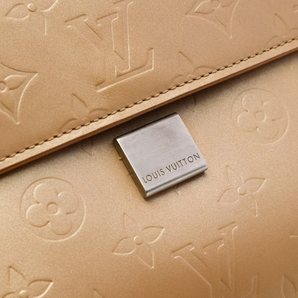 Louis Vuitton Monogram Mat Webster Street Brown Leather Very good - Box View