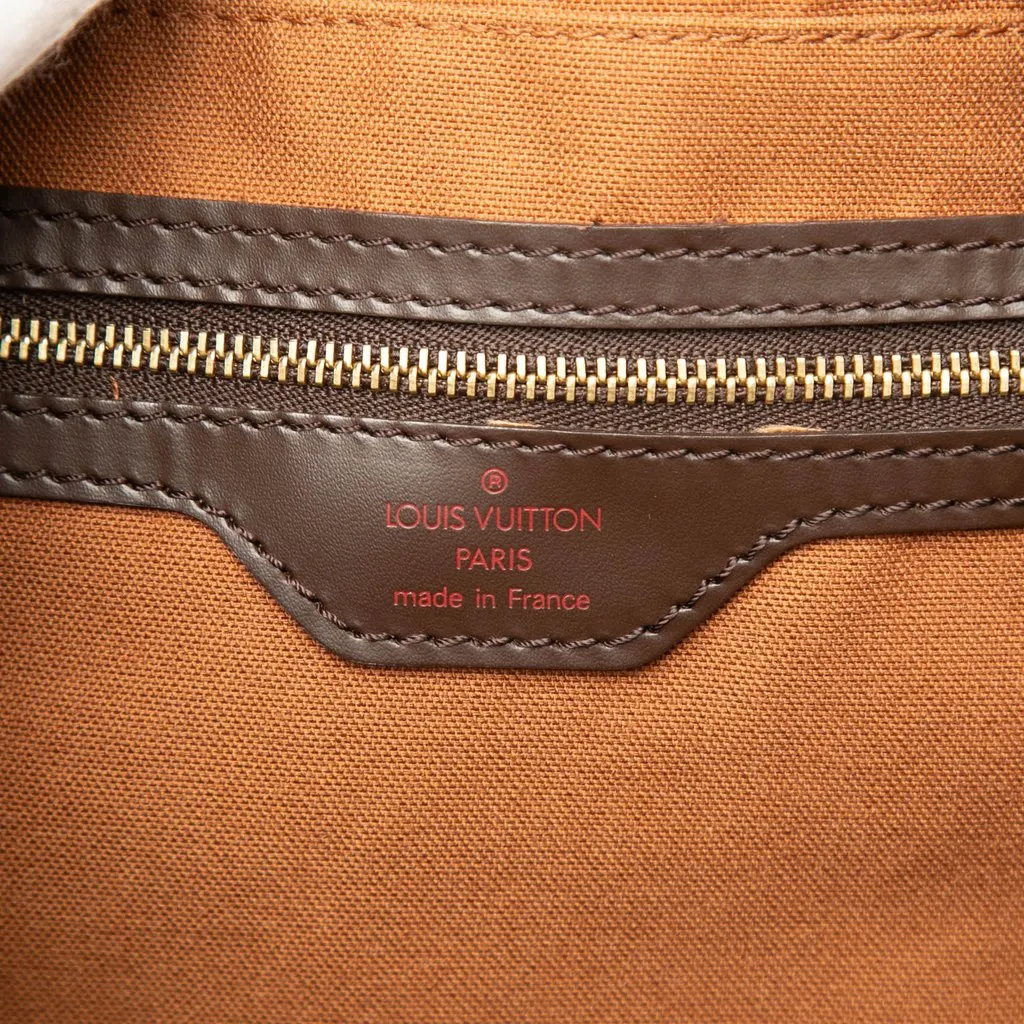 Louis Vuitton Damier Ebene Ribera GM Brown Canvas Good - Box View