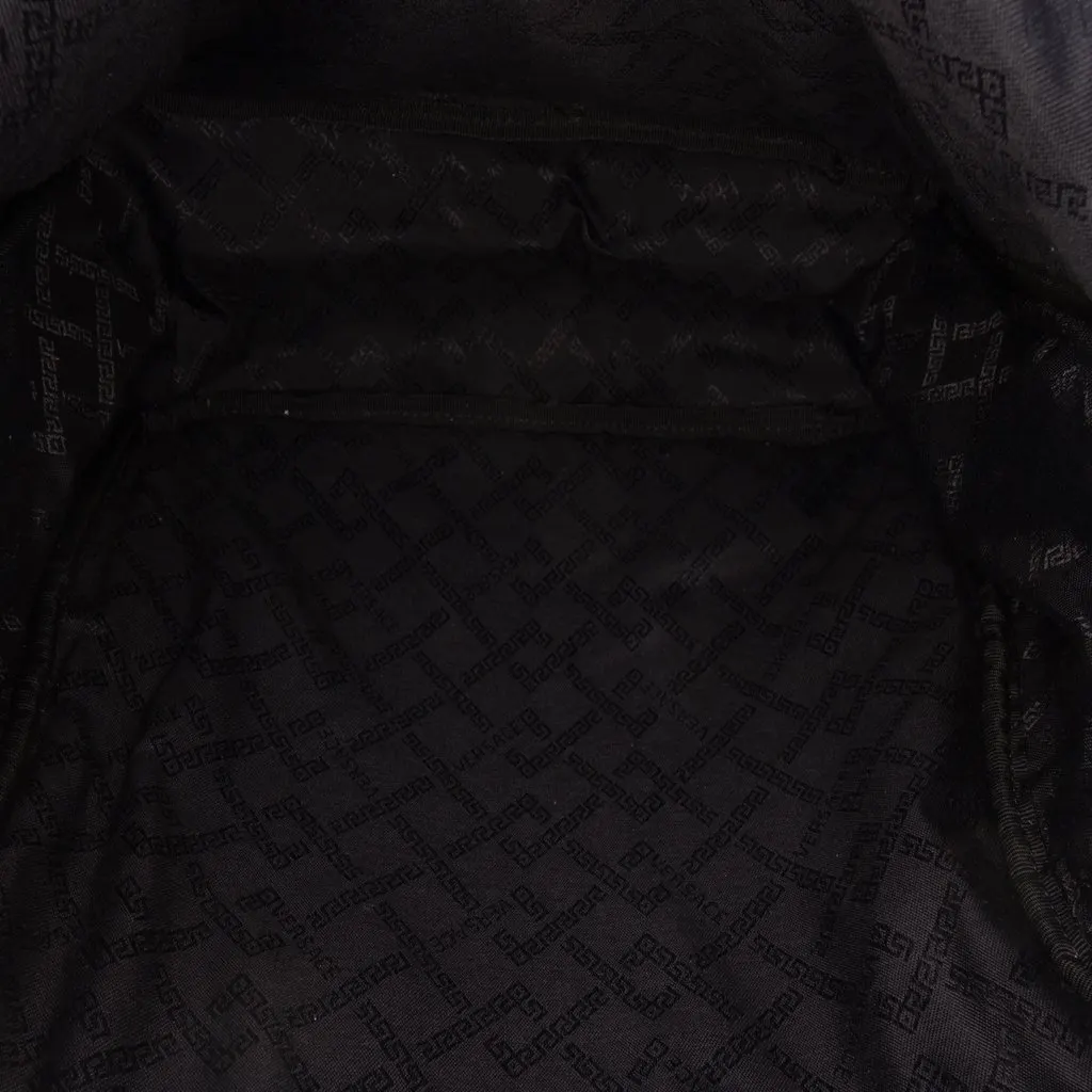 Versace Nylon Logo Print Backpack MultiColor Very good - Model View