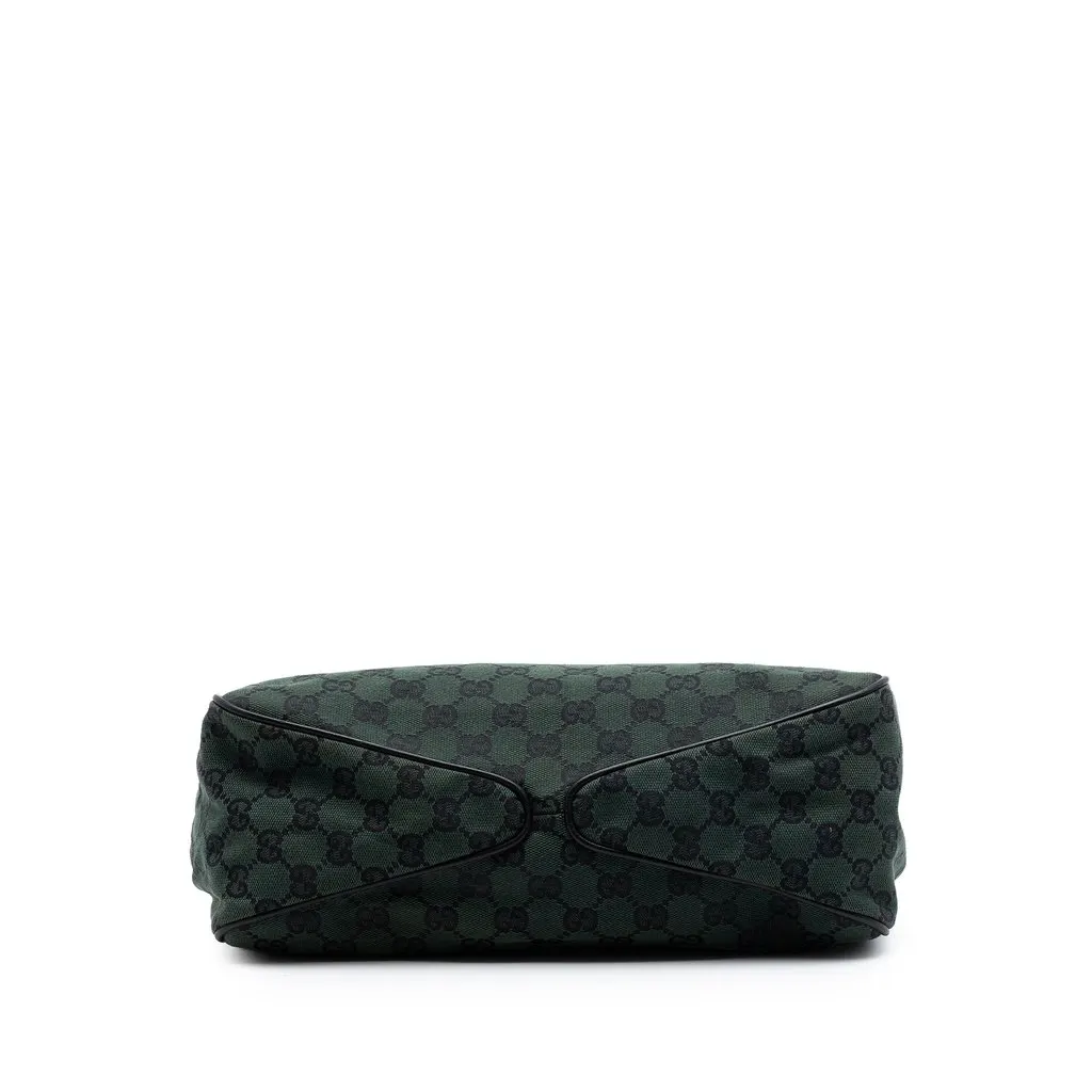 Gucci GG Canvas Colbert Shoulder Bag Green Very good - Inside View