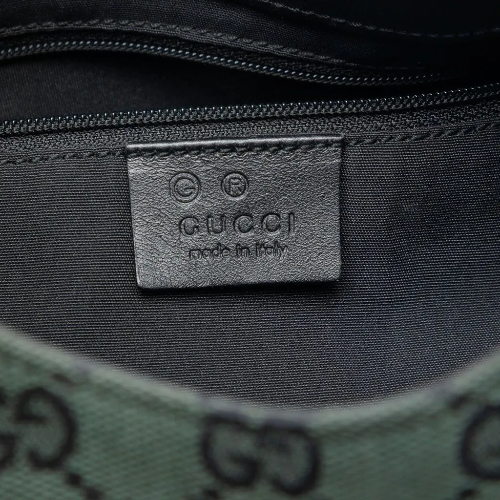 Gucci GG Canvas Colbert Shoulder Bag Green Very good - Box View