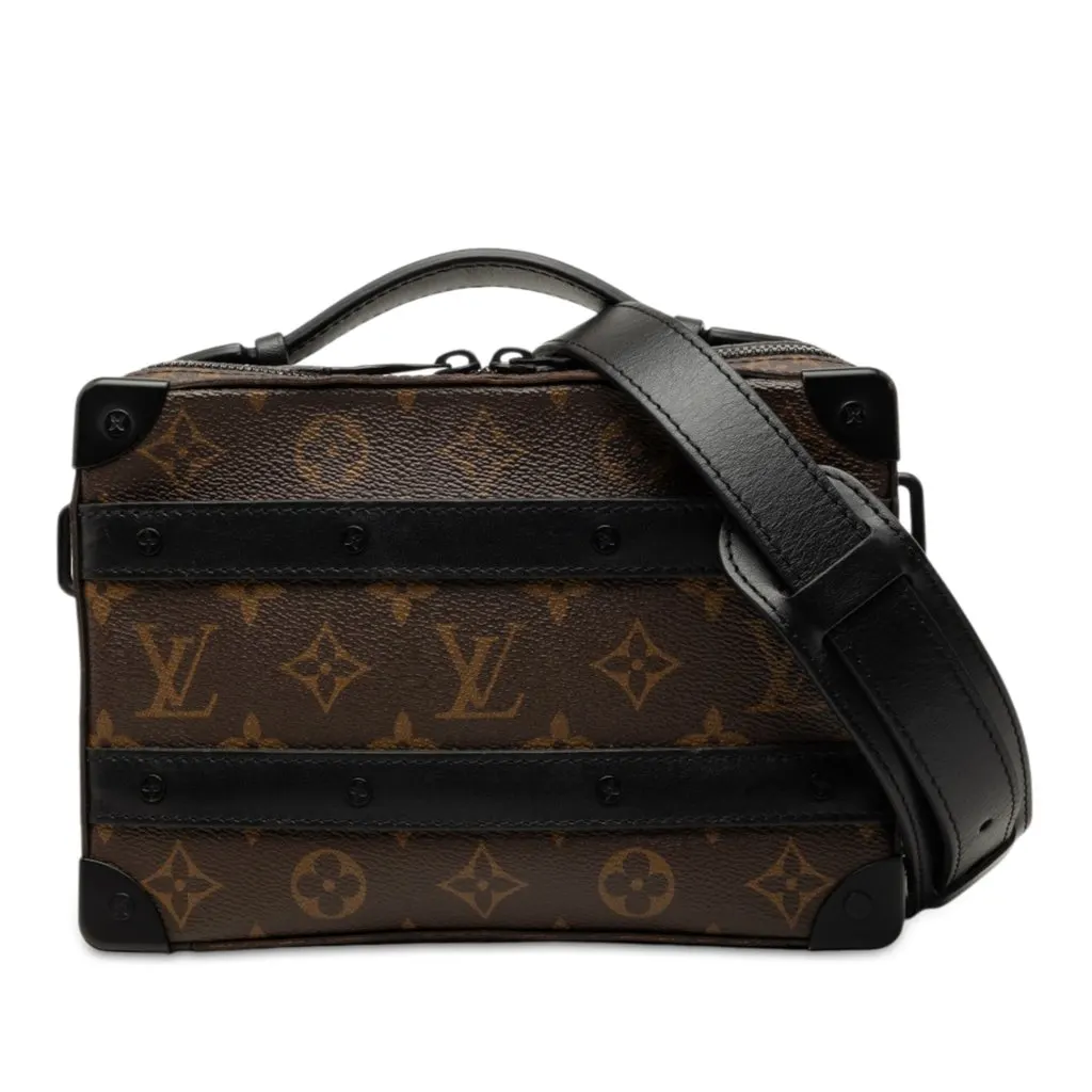 Louis Vuitton Monogram Macassar Handle Soft Trunk Brown Very good - Front View