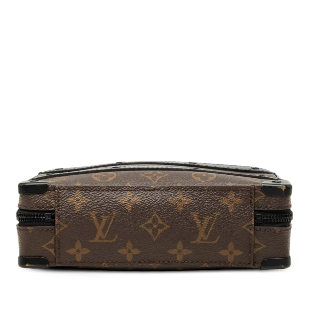 Louis Vuitton Monogram Macassar Handle Soft Trunk Brown Very good - Inside View
