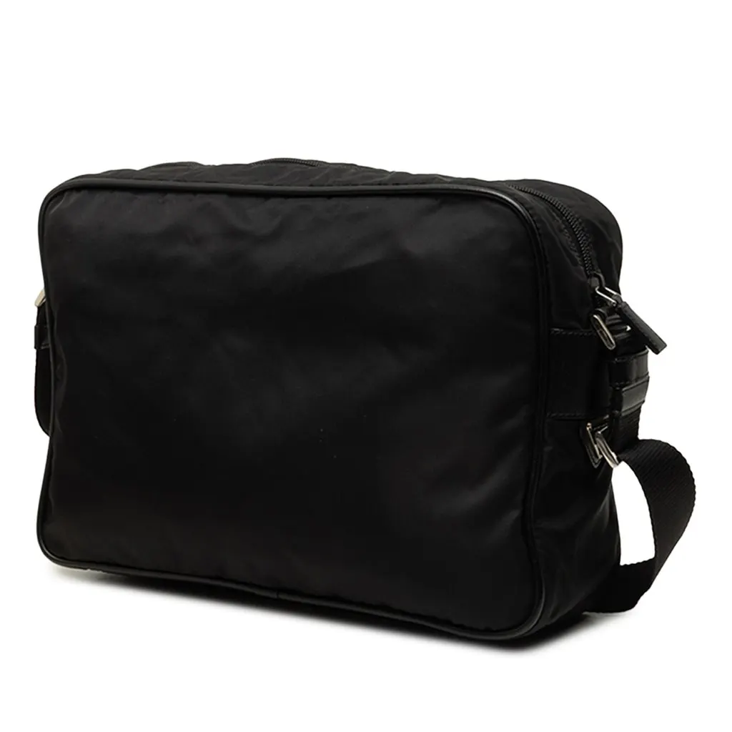 Prada Tessuto Camera Bag Black Polyamide Very good - Back View