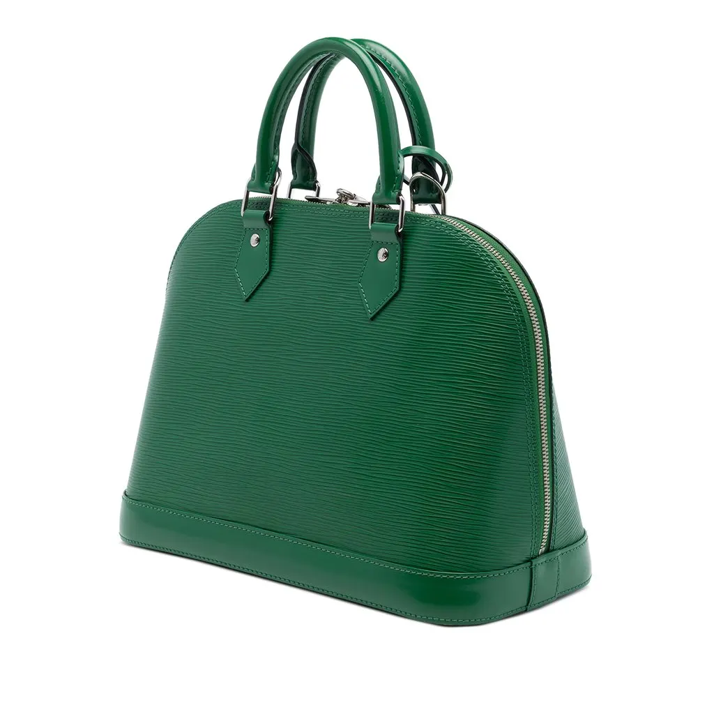 Louis Vuitton Epi Alma PM Green Leather Very good - Back View