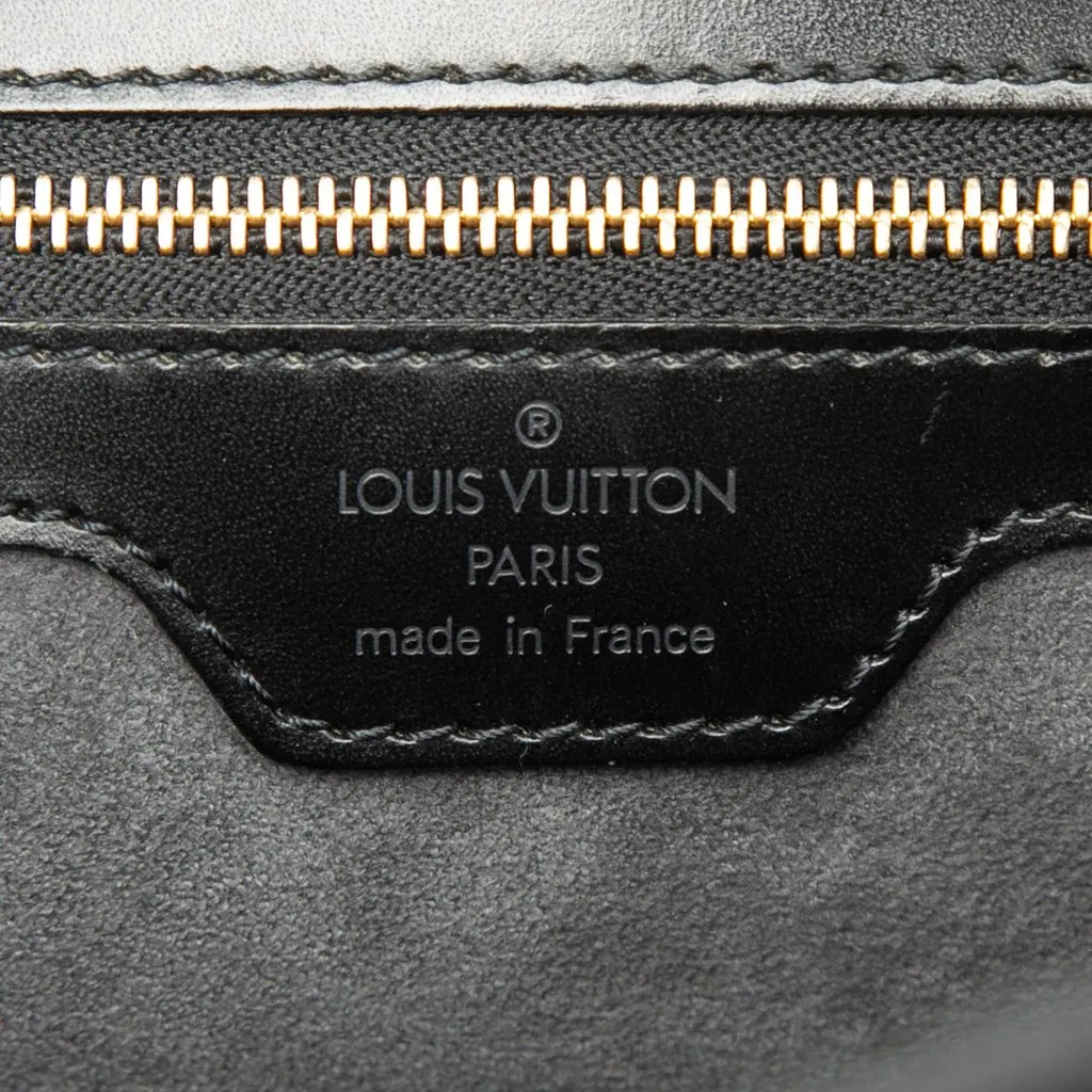 Louis Vuitton Epi Lussac Black Leather Very good - Box View