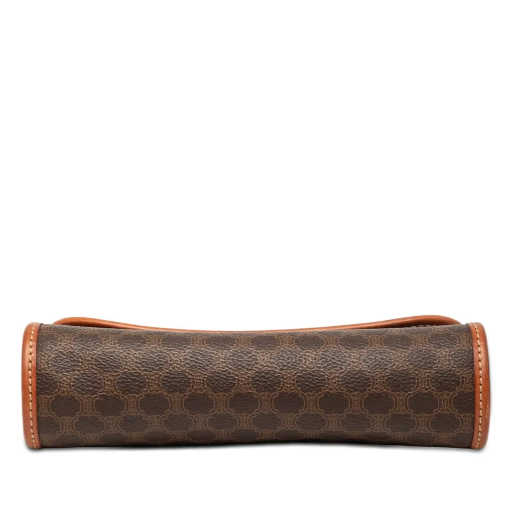 Celine Macadam Coated Canvas Clutch Brown Very good - Inside View