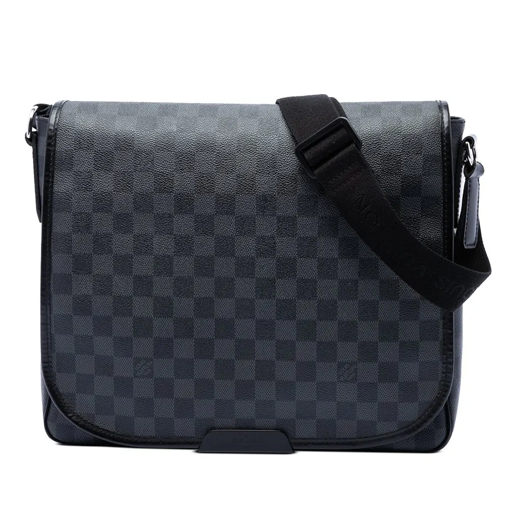 Louis Vuitton Damier Graphite Daniel MM Black Very good - Front View