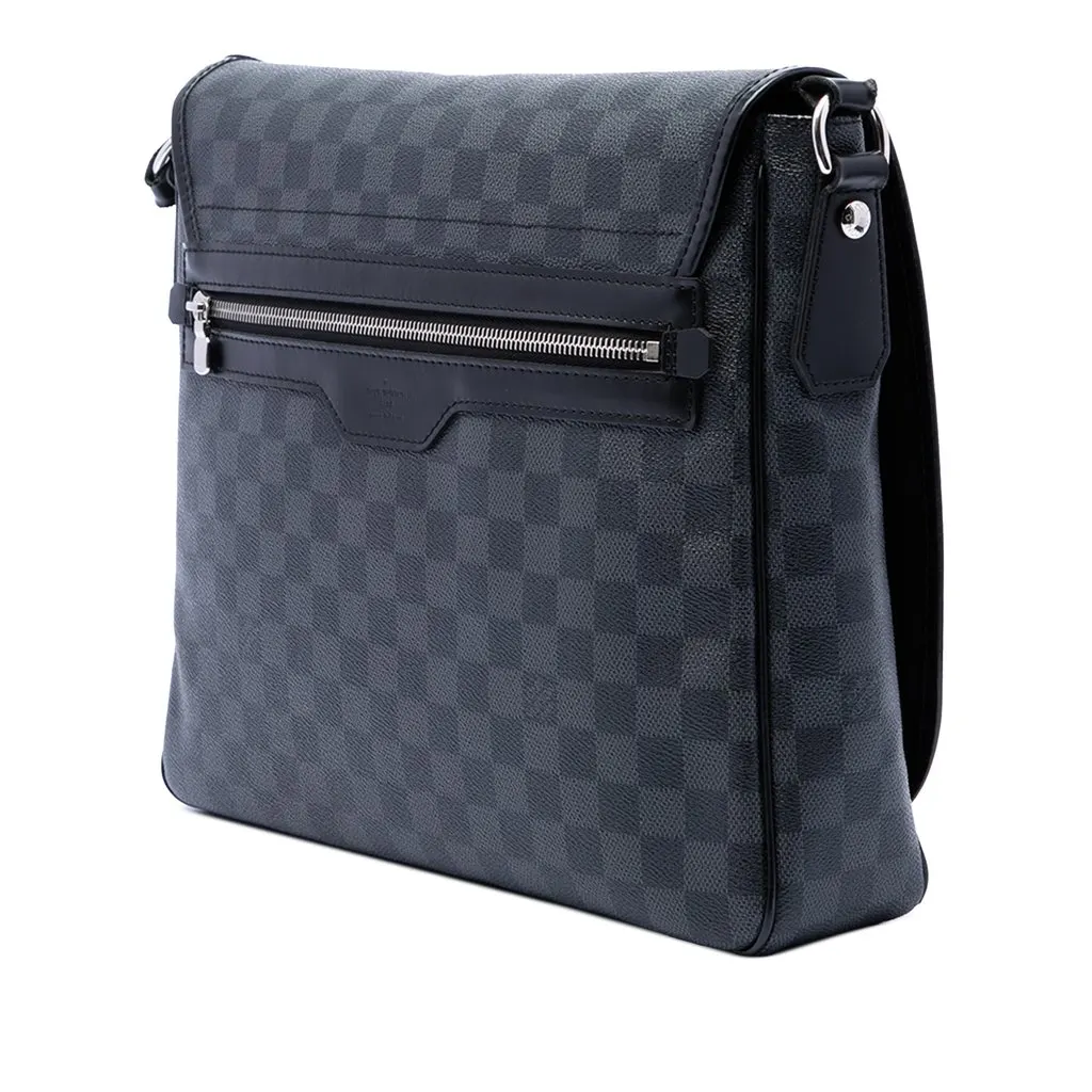 Louis Vuitton Damier Graphite Daniel MM Black Very good - Back View