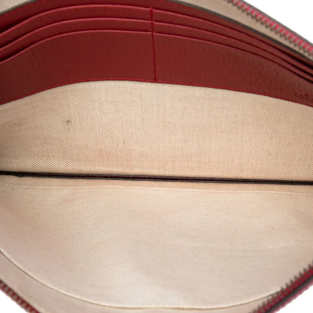 Gucci Baiadera Canvas Striped Clutch MultiColor Very good - Model View