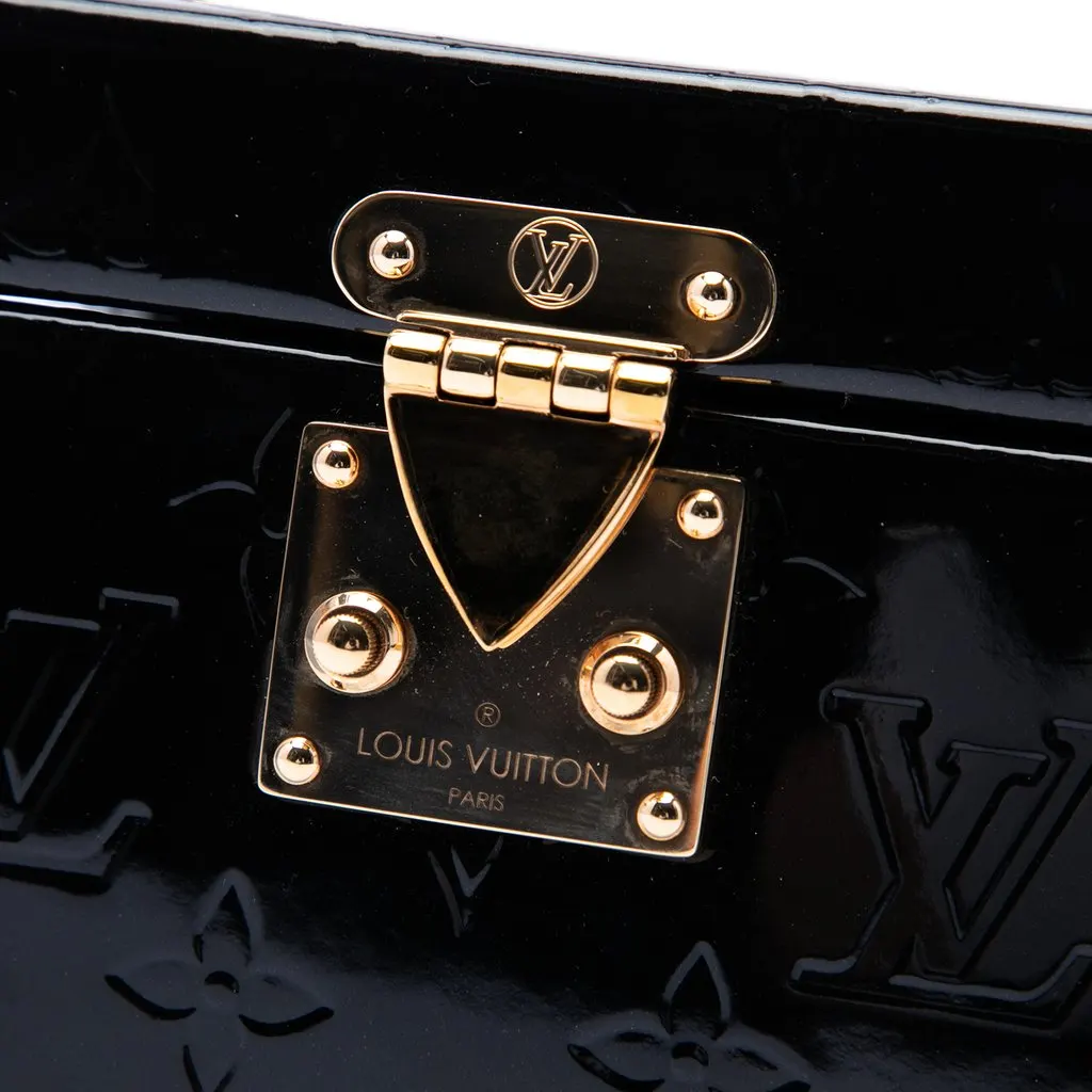 Louis Vuitton Monogram Vernis Bleecker Box Vanity Bag Black Leather Very good - Box View